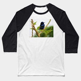 Red Legged Honeycreeper Baseball T-Shirt